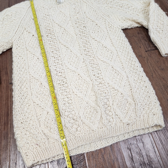 VTG PIERA'S Italian wool fisherman knit sweater - Picture 8 of 8